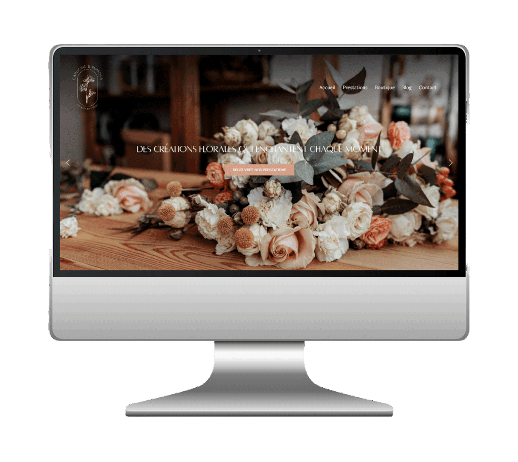 Site fictif Capucine et Mimosa